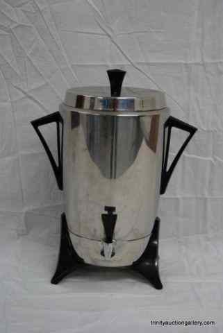 Appraisal: Sunbeam Stainless Steel Cup Coffee PercolatorFrom the estate is a