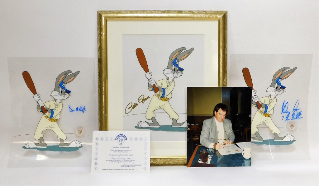 Appraisal: PC SIGNED BUGS BUNNY AT BAT SERICELS ANIMATION United States