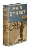 Appraisal: LEWIS SINCLAIR Main Street vo publisher's cloth hint of bowing