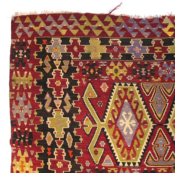 Appraisal: A Turkish Kilim rug size approximately ft in x ft