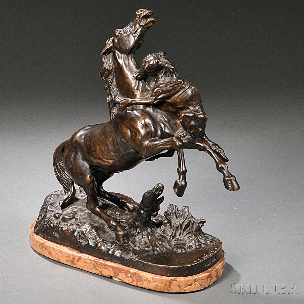 Appraisal: After Pierre-Jules M ne French - Bronze Figure of a