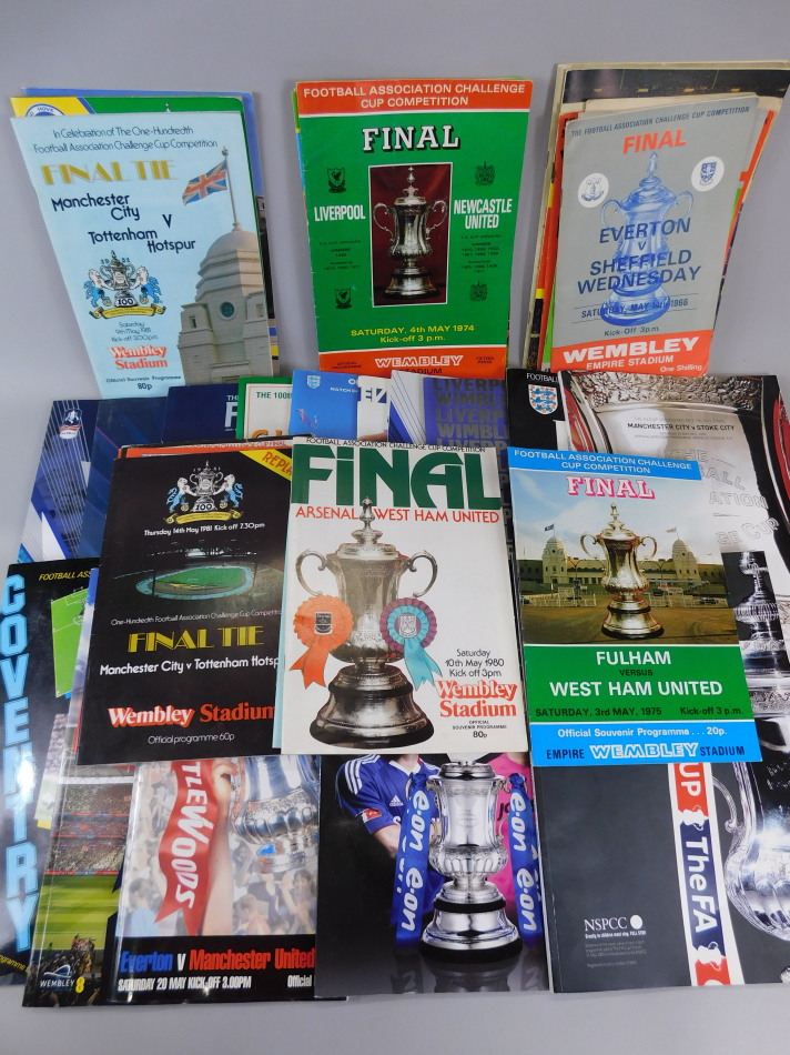 Appraisal: A collection of post FA Cup final programmes to include