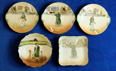 Appraisal: A collection of various Royal Doulton Dickens seriesware plates to