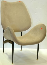 Appraisal: FEATHERSTON SCAPE CHAIR BY GORDON MATHER