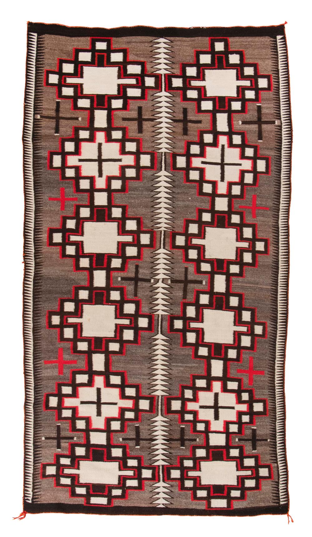 Appraisal: NAVAJO WEAVING EARLY TH CENTURY X NAVAJO WEAVING Early th