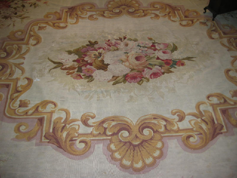 Appraisal: FRENCH AUBUSSON TH CENTURY PALACE CARPET Charles The Tenth pattern