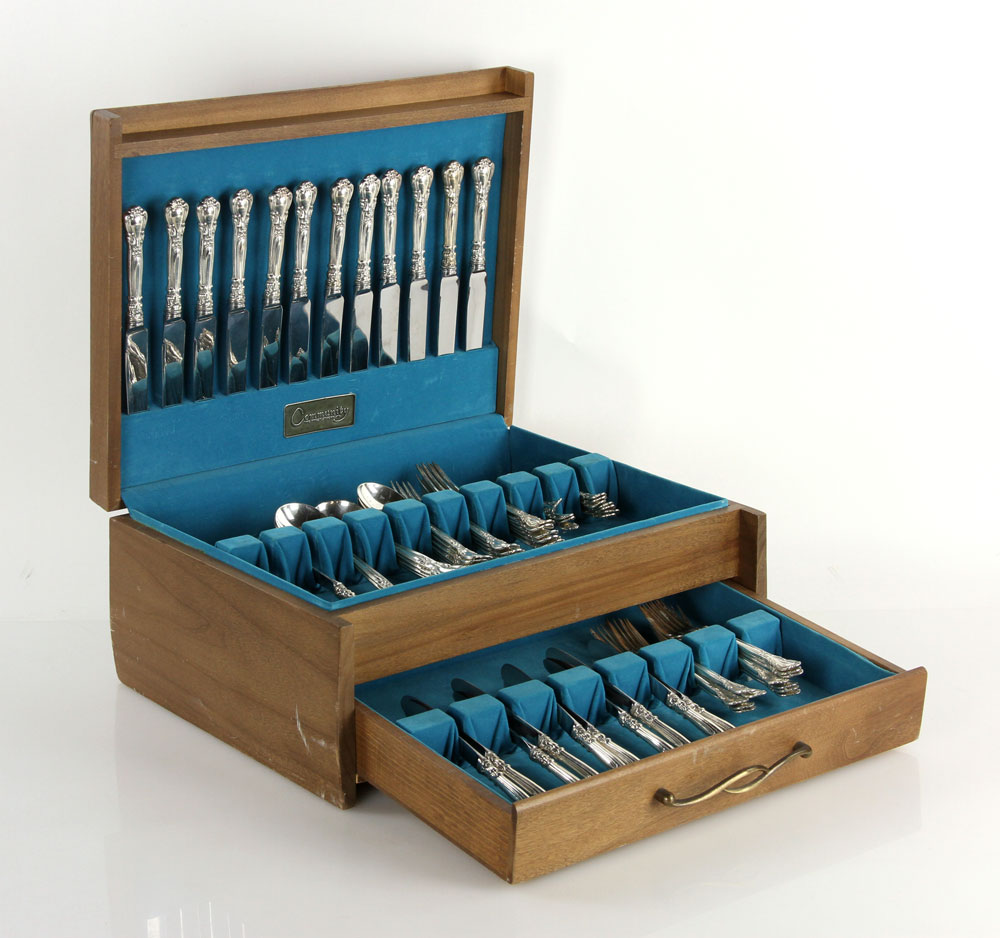 Appraisal: - Piece Birks Sterling Flatware Set piece Birks flatware set