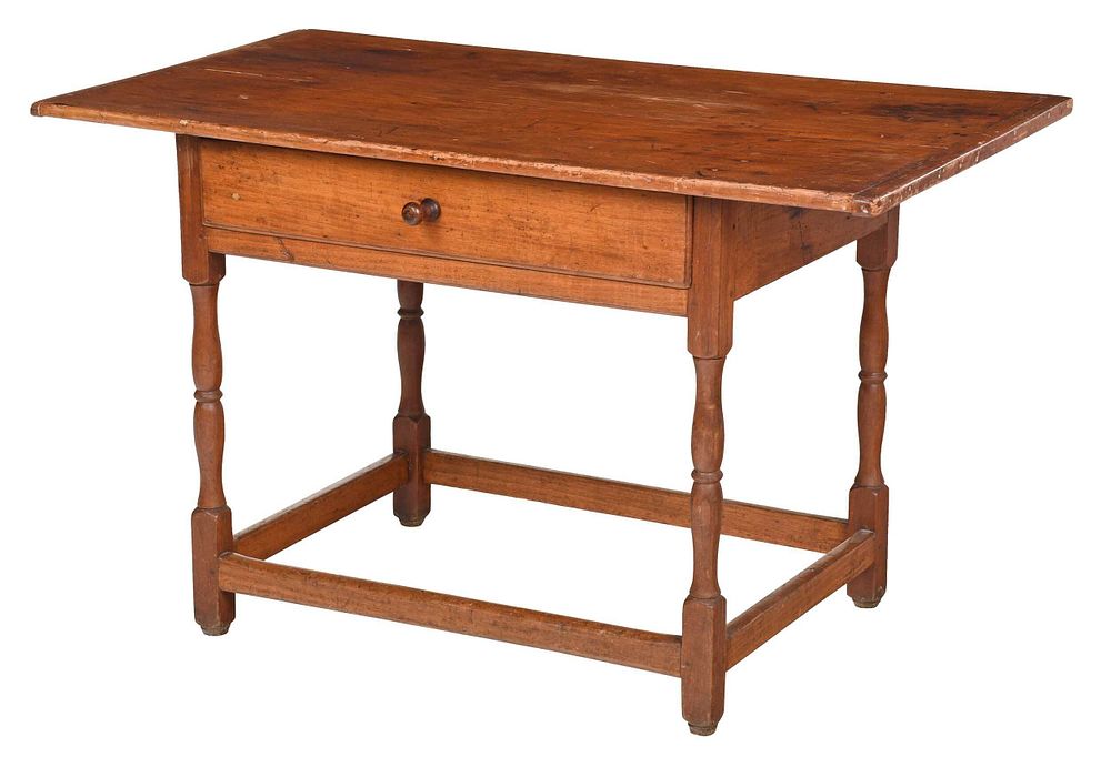 Appraisal: American William and Mary Tavern Table th century single board