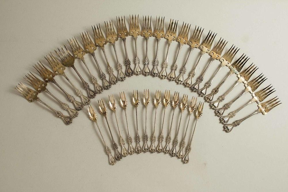 Appraisal: Assorted Towle Old Colonial Silver Forks assorted Towle sterling forks