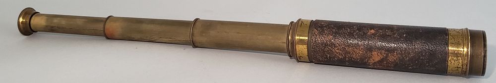 Appraisal: th Century French Draw Captain's Spyglass th Century French Draw