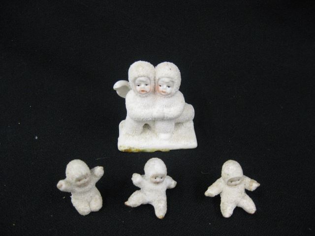 Appraisal: Bisque Snowbaby Figurines - originals and a hugging couple