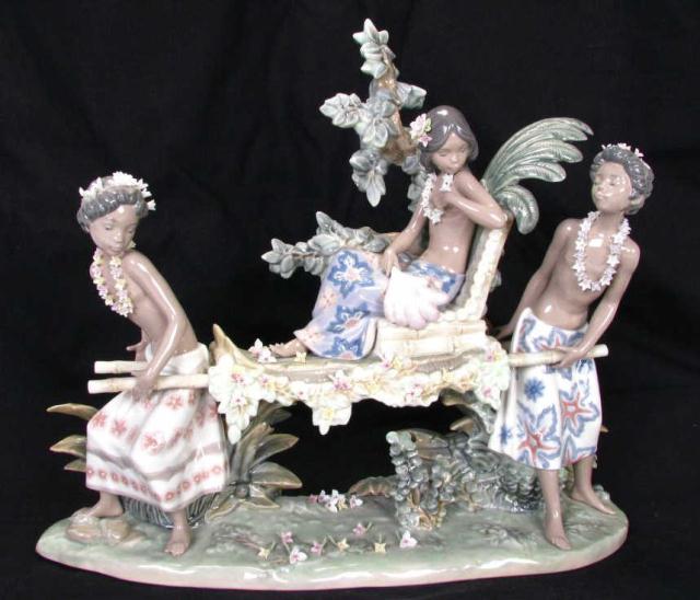 Appraisal: Lladro ''Hawaiian Festival'' Limited Edition of no box issue date