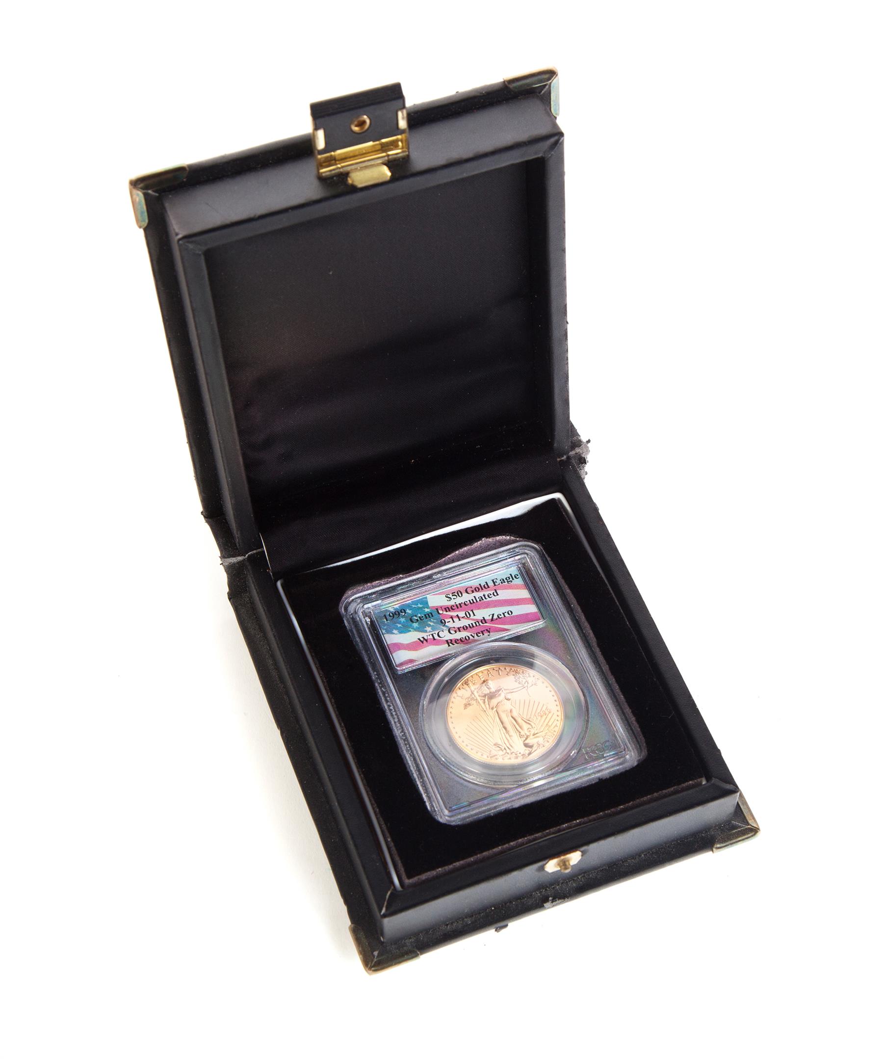 Appraisal: GOLD EAGLE WORLD TRADE CENTER GROUND ZERO - - PCGS