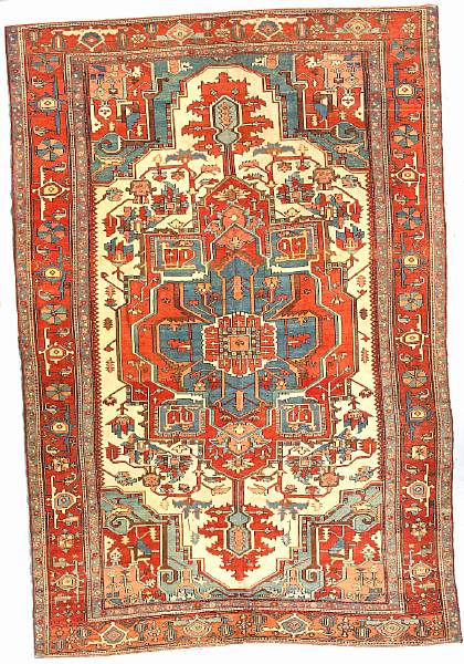 Appraisal: A Serapi carpet Northwest Persia late th century size approximately