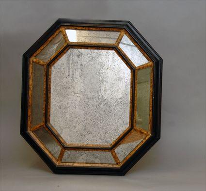 Appraisal: Modern Octagonal Mirror Frame