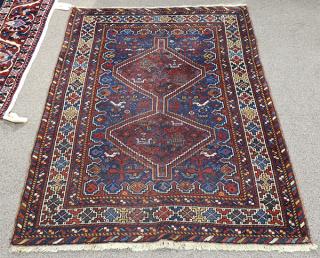 Appraisal: Caucasian Kazak carpet Caucasian Kazak carpet ' x '