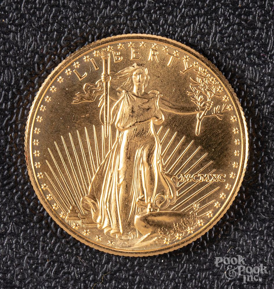 Appraisal: ozt fine gold Liberty Eagle coin ozt fine gold Liberty