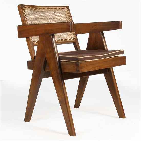 Appraisal: A Teak Conf rence Chair Pierre Jeanneret circa - having