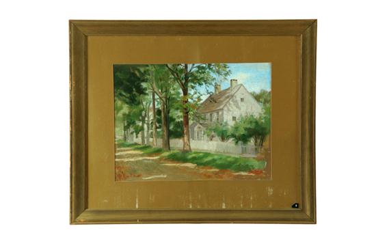 Appraisal: OLD HOUSE BY JOHN WARD DUNSMORE MICHIGAN MASSACHUSETTS - Oil