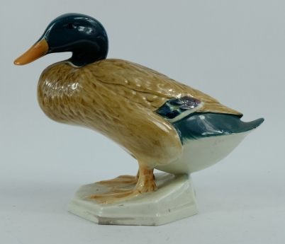 Appraisal: Beswick large mallard duck on base