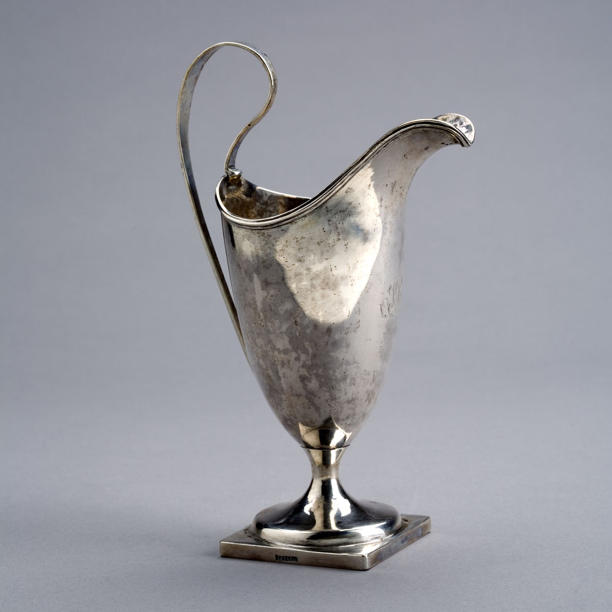 Appraisal: AMERICAN SILVER CREAM PITCHER PAUL REVERE JR BOSTON MASSACHUSETTS CIRCA