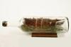 Appraisal: SHIP IN A BOTTLE - th C three masted ship