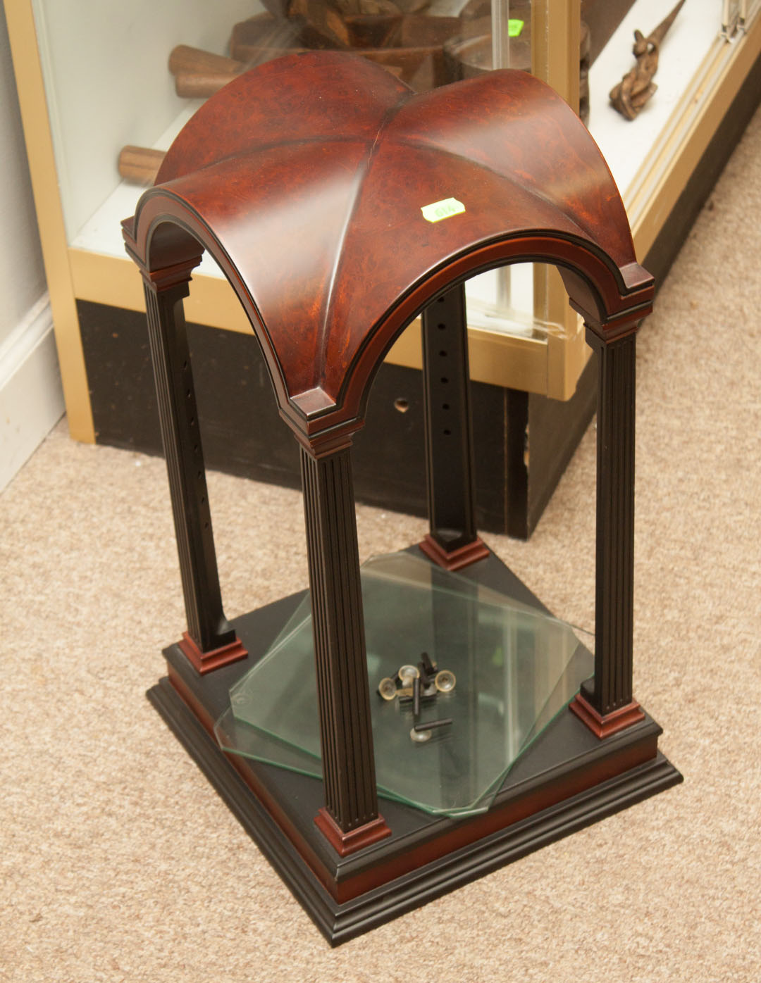 Appraisal: Miniature gazebo style display stand with adjustable shelves