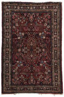 Appraisal: Sarouk Rug early to mid- th century floral designs on