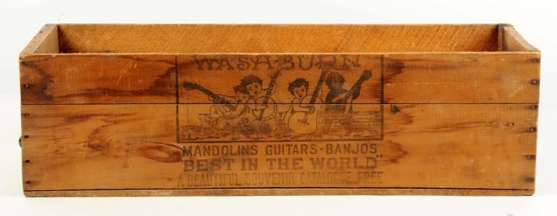 Appraisal: Washburn Guitar And Banjo Shipping Crates This crate either mandolins