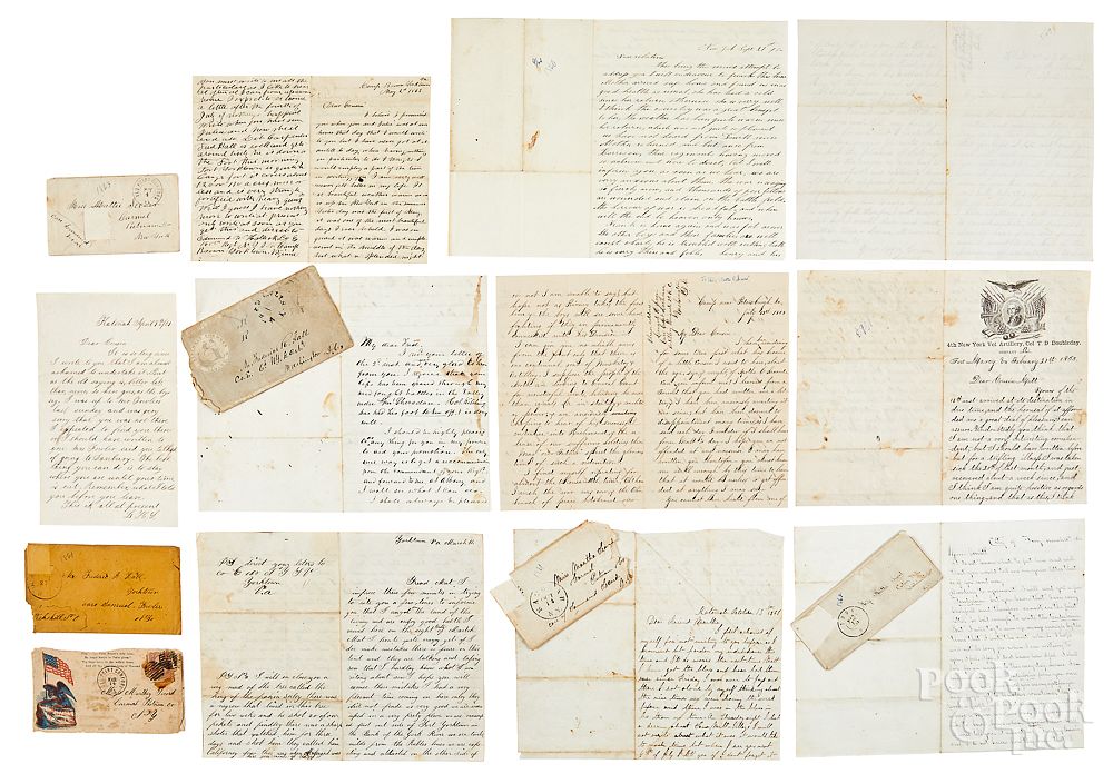 Appraisal: Collection of twenty Civil War soldier letters Collection of twenty