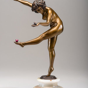 Appraisal: After Claire Jeanne Roberte Colinet French Belgian - Dancer bronze