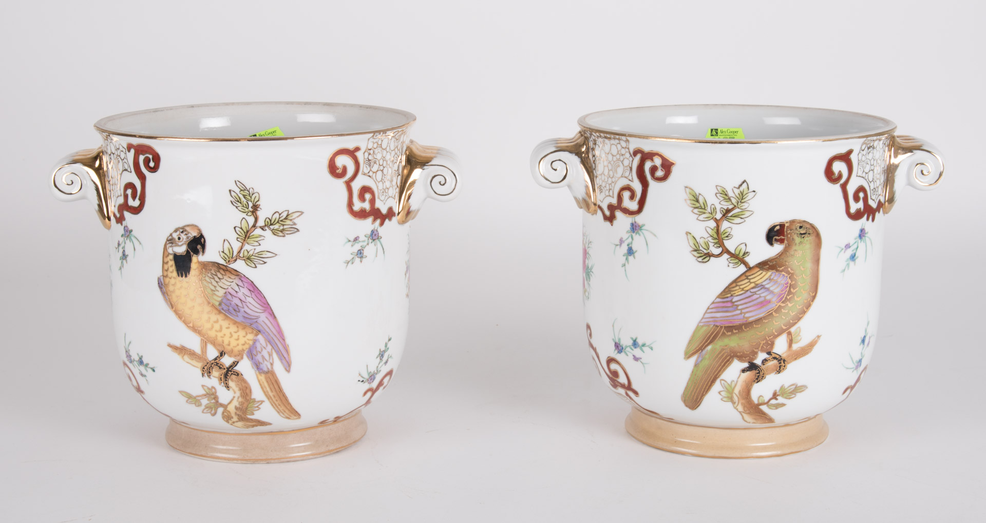 Appraisal: Pair of Chelsea House urns