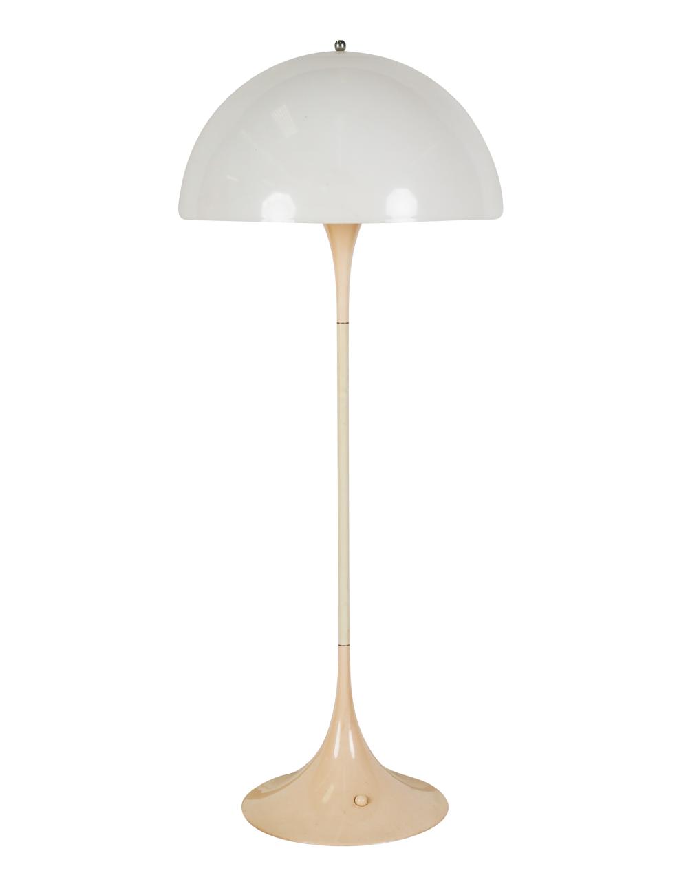 Appraisal: VERNER PANTON LOUIS POULSEN PANTHELLA FLOOR LAMPcirca model white plastic