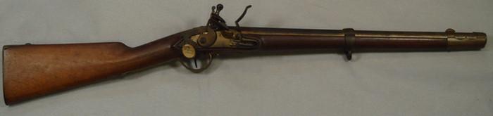 Appraisal: Austrian Flintlock Cavalry carbine cal bbl original flint military carbine