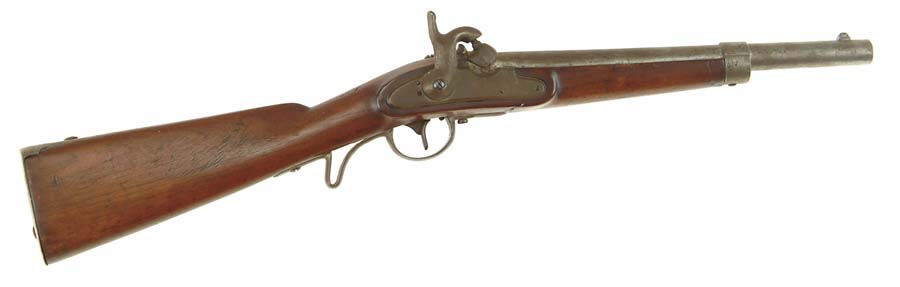 Appraisal: DUTCH PERCUSSION CAVALRY CARBINE Cal About SN Usual configuration with