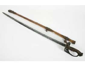 Appraisal: Civil War Officers Sword The blade is with the length