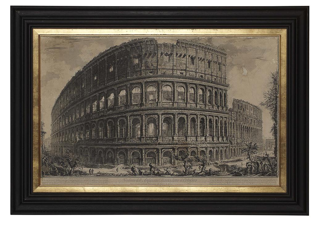 Appraisal: AFTER GIOVANNI BATTISTA PIRANESI VEDUTA DELL ARCO DI MIO SEVERO