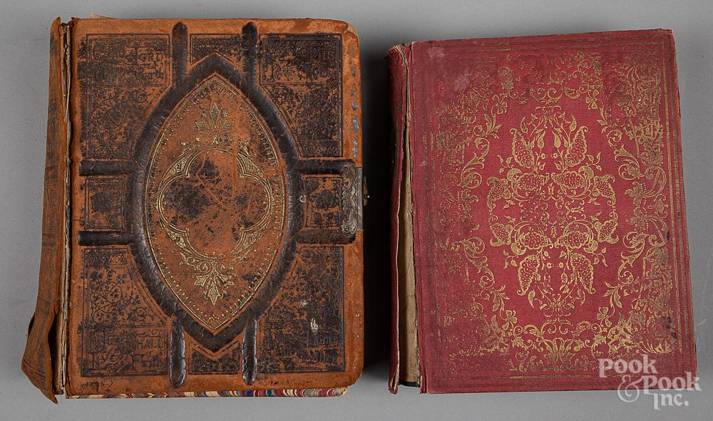 Appraisal: Bibles etc Nurnberg Bible with Buchwalter family record together with