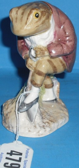 Appraisal: Royal Albert Beatrix Potter Figure Mr Jeremy Fisher Digging BP