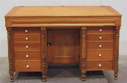 Appraisal: Maple desk th th century H in W in D