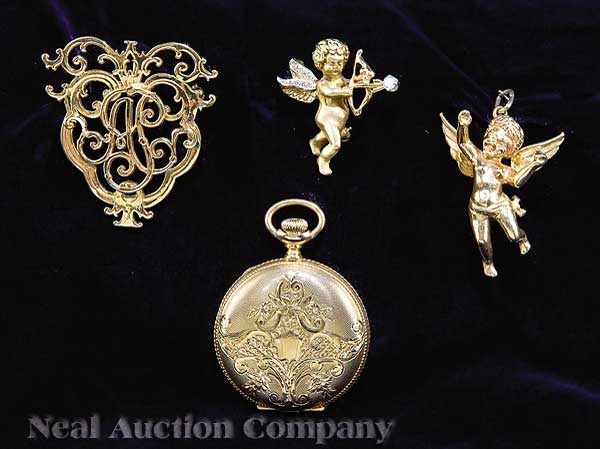 Appraisal: A Group of kt Yellow Gold Jewelry including an Adler's