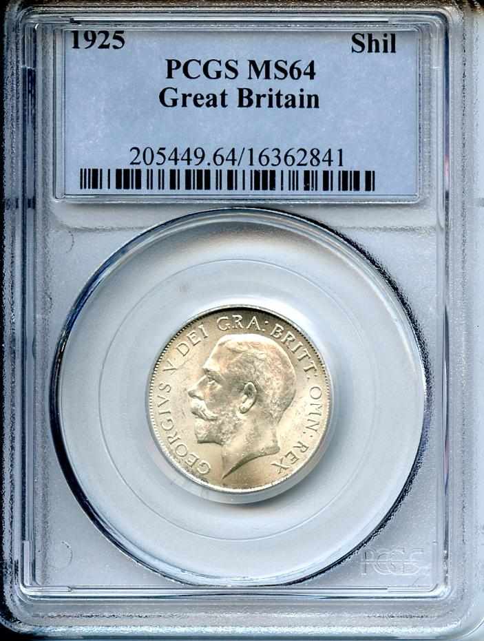 Appraisal: Great Britain Shilling MS PCGS KM- a Bright with full