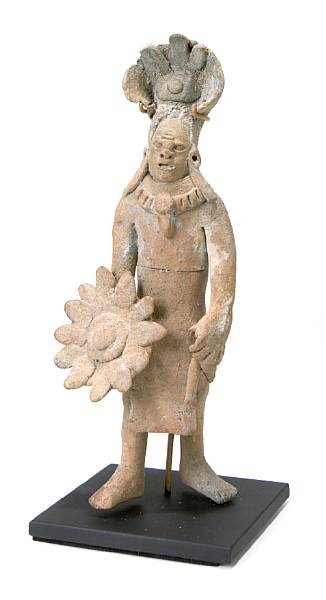 Appraisal: A Mayan standing figure Jaina Late Classic ca A D