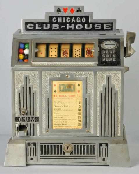 Appraisal: Chicago Club House Trade Stimulator Description s Working All original