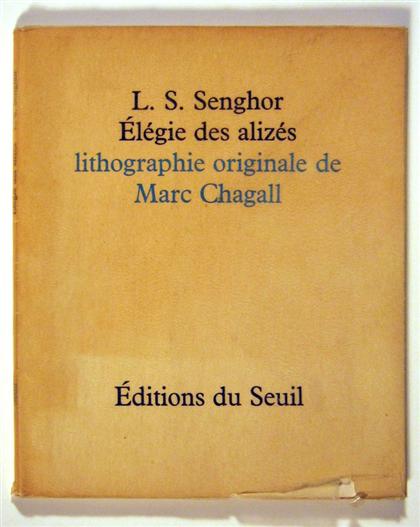 Appraisal: vol Chagall Marc Senghor Leopold Sedar Elegie des Alizes paris