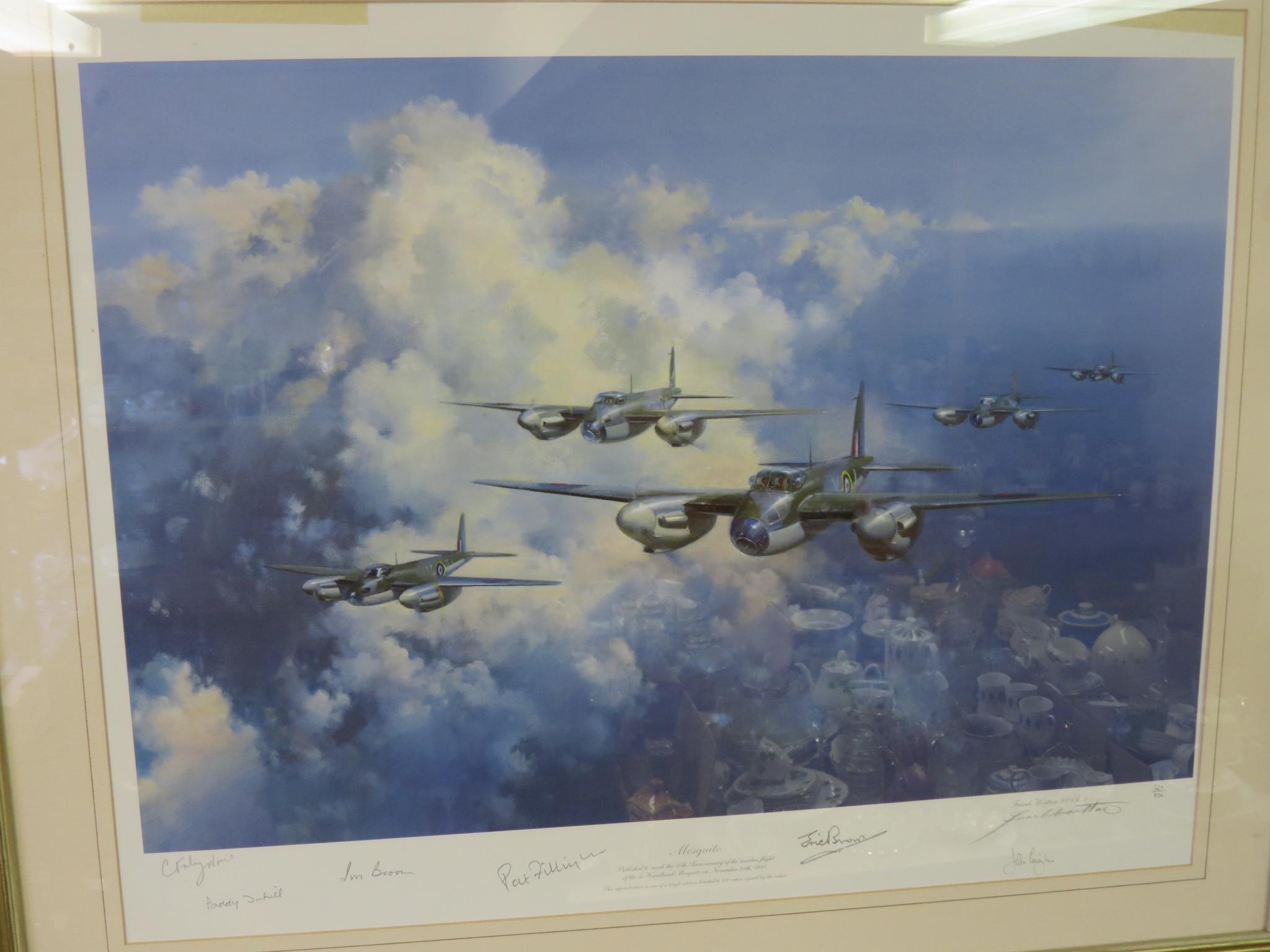 Appraisal: An autographed limited edition Battle of Britain print principal signature