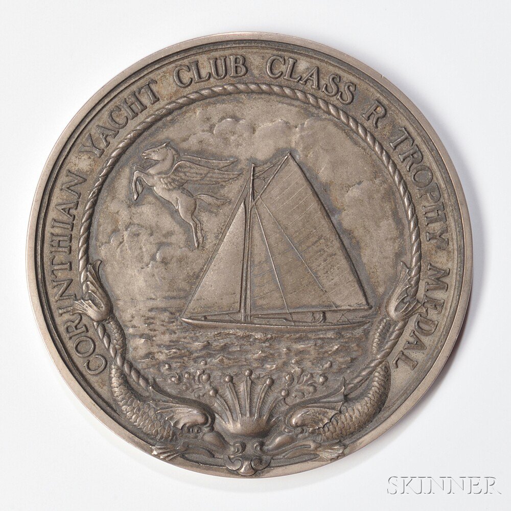 Appraisal: Reed Barton Sterling Silver Corinthian Yacht Club Medal Taunton Massachusetts