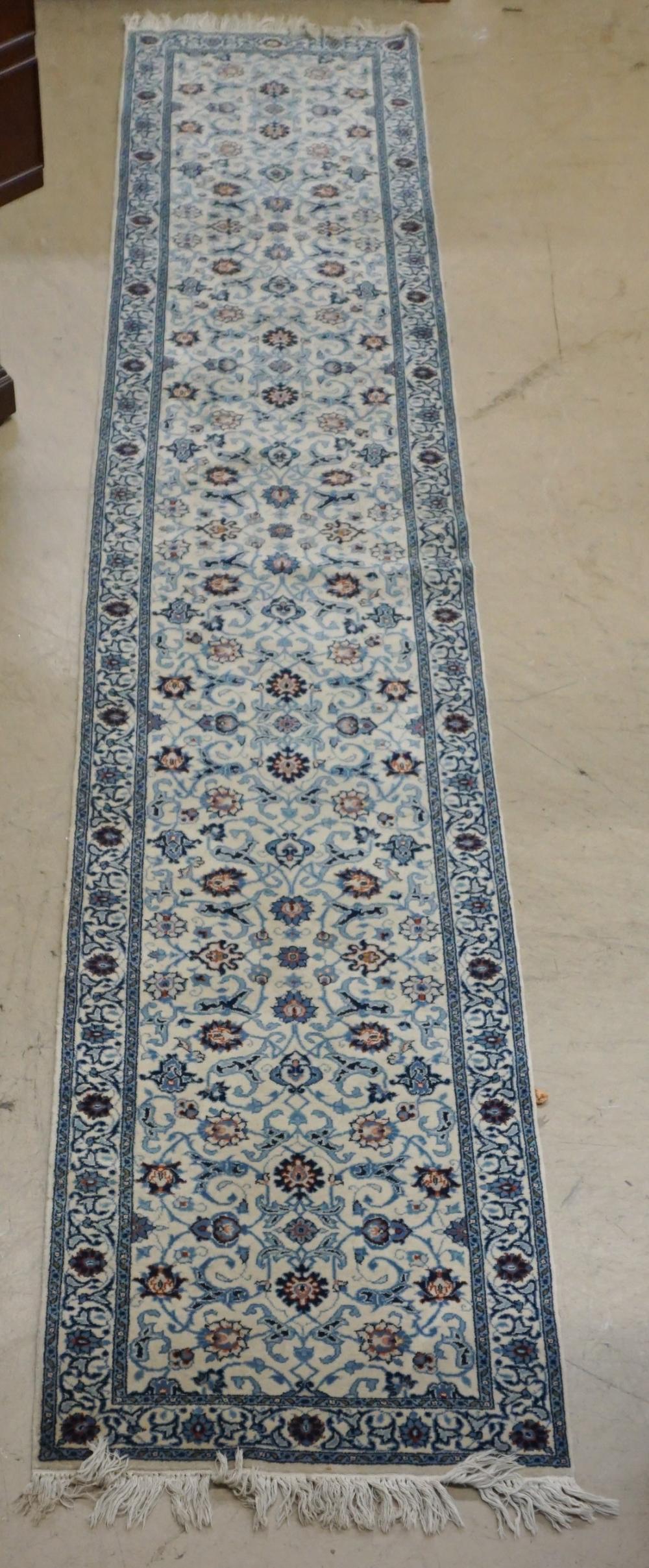 Appraisal: TABRIZ RUNNER FT IN X FT INTabriz Runner Dimensions ft