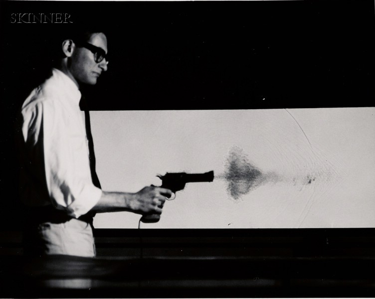 Appraisal: Harold Eugene Edgerton American - Lot of Two Shooting Scenes