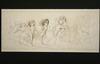 Appraisal: INK DRAWING - Elfin May Circle Dance by Richard Doyle